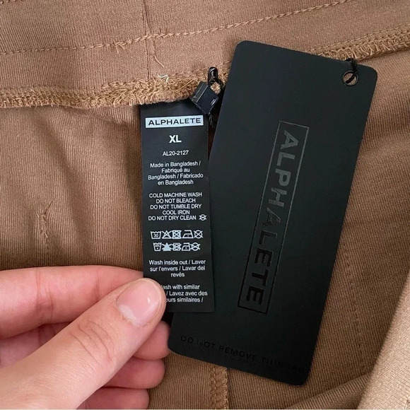 Alphalete Mens Brown Sweat Shorts - Picture 5 of 5